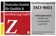 ISO 9001 energys